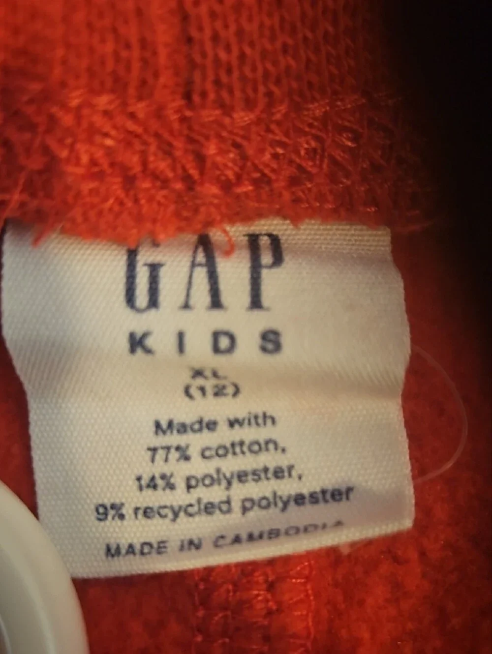 Boys Sz12 Gap Red Casual Drawstring Shorts